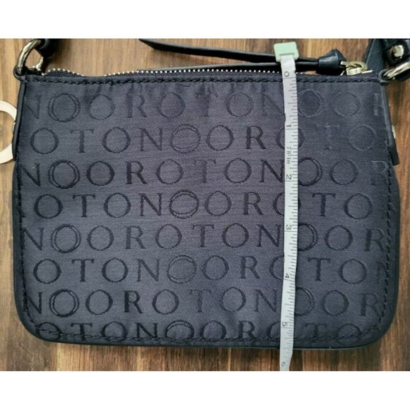 Oroton Navy Blue 8x5.5" Crossbody Bag Purse Adjustable Strap - Picture 8 of 8